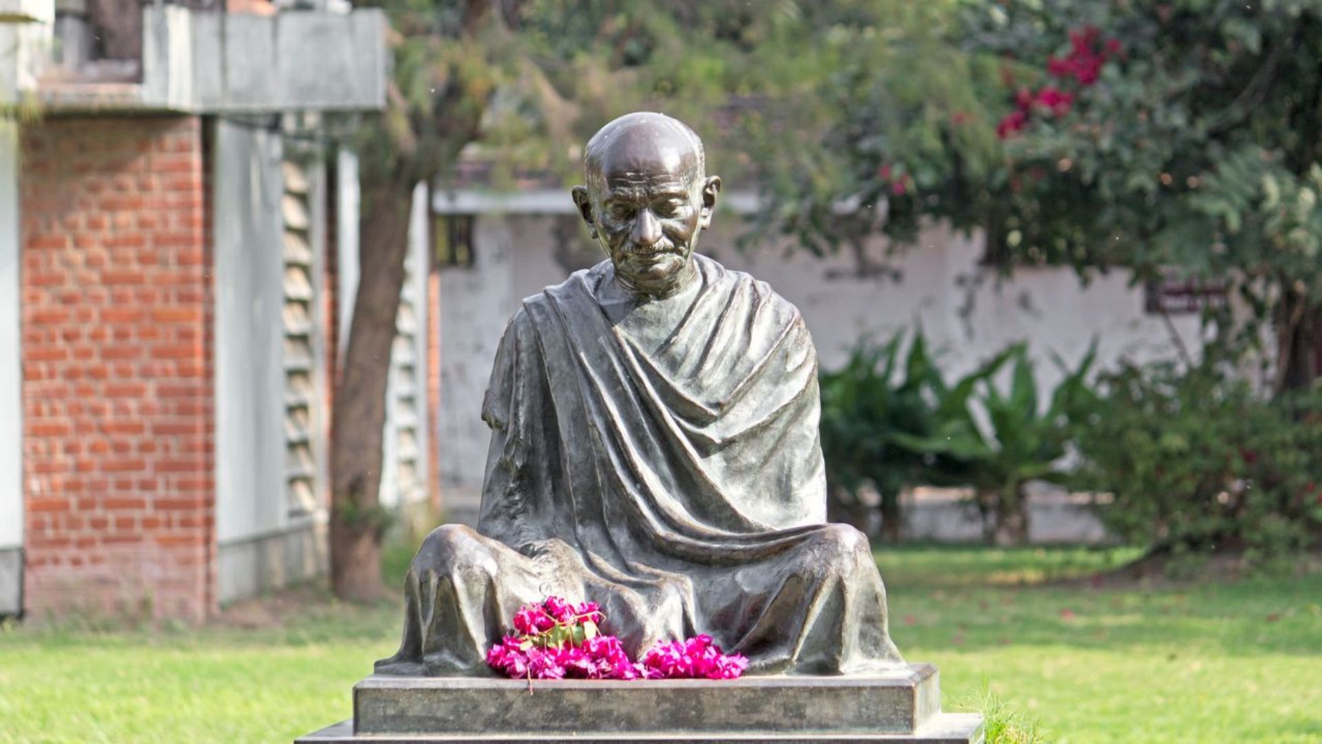 The Statue of Mahatma Gandhi